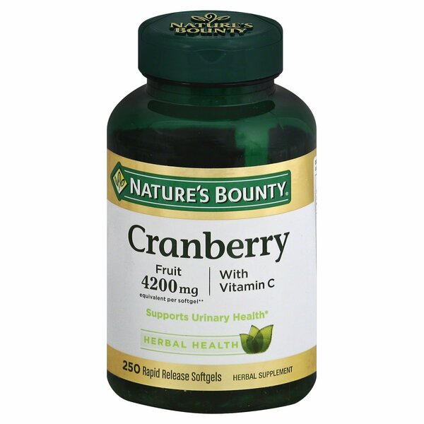 Natures Bounty Cranberry Vitamin C Softgels 489492